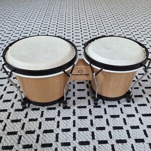 Fat Brain Toys Wooden Bongo Drums
